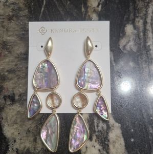 Kendra Scott Margot gold statement earrings